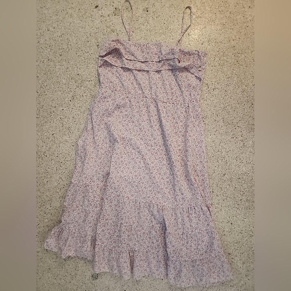 Vintage Entourage Maxi Dress Womens Sz 9/10 Pink Floral Cottagecore Flowy Y2K